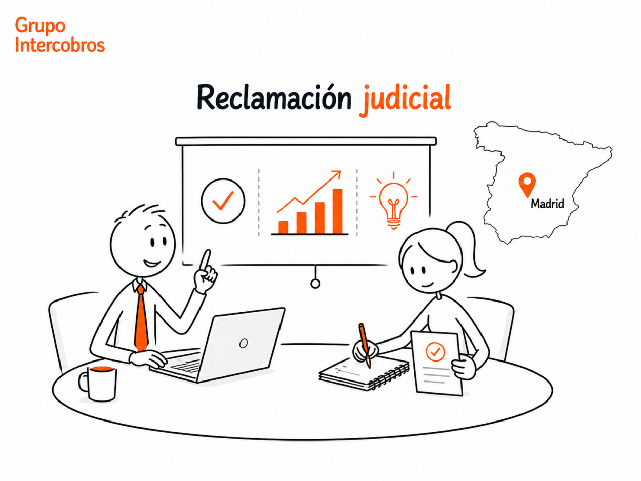 Reclamación judicial de deudas en España con Grupo Intercobros.