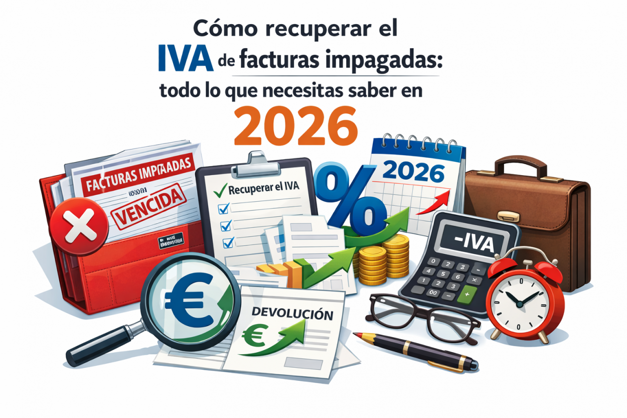 Cómo recuperar el IVA de facturas impagadas