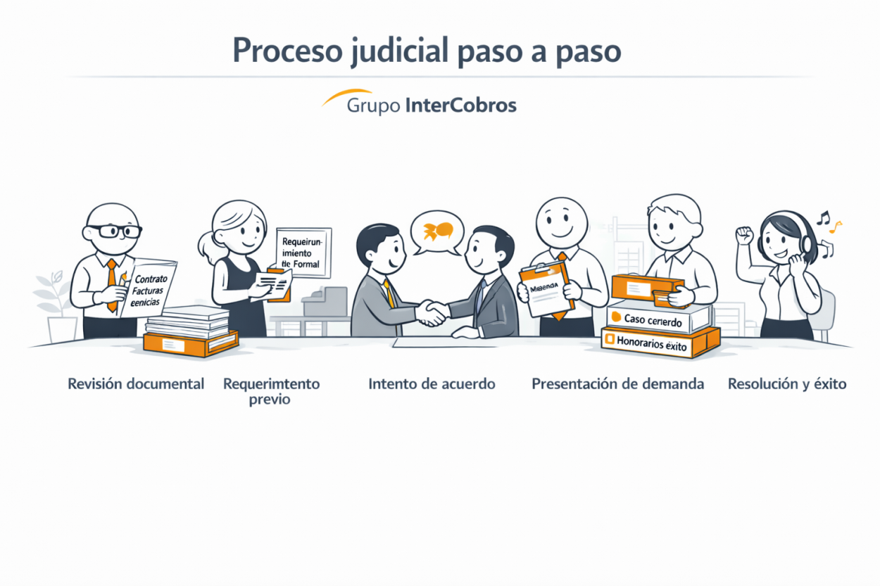 Reclamación judicial de deudas B2B : Grupo Intercobros