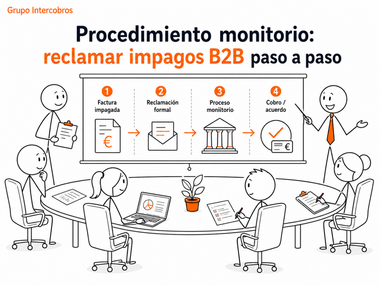 Procedimiento monitorio para reclamar impagos B2B