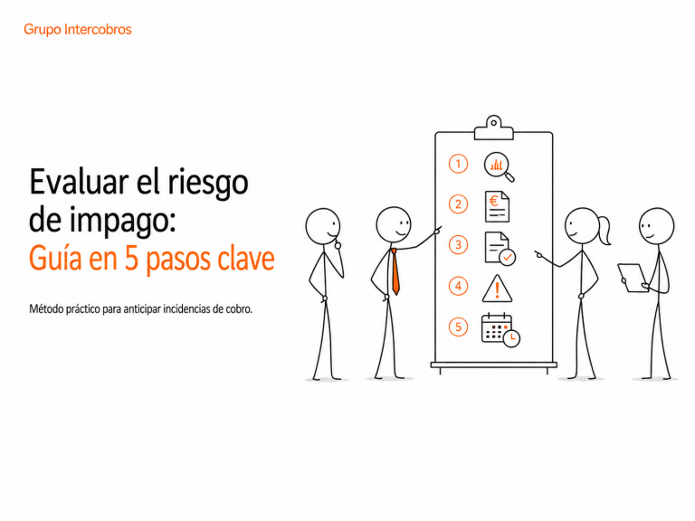 : evaluar el riesgo de impago de un cliente antes de concederle crédito comercia