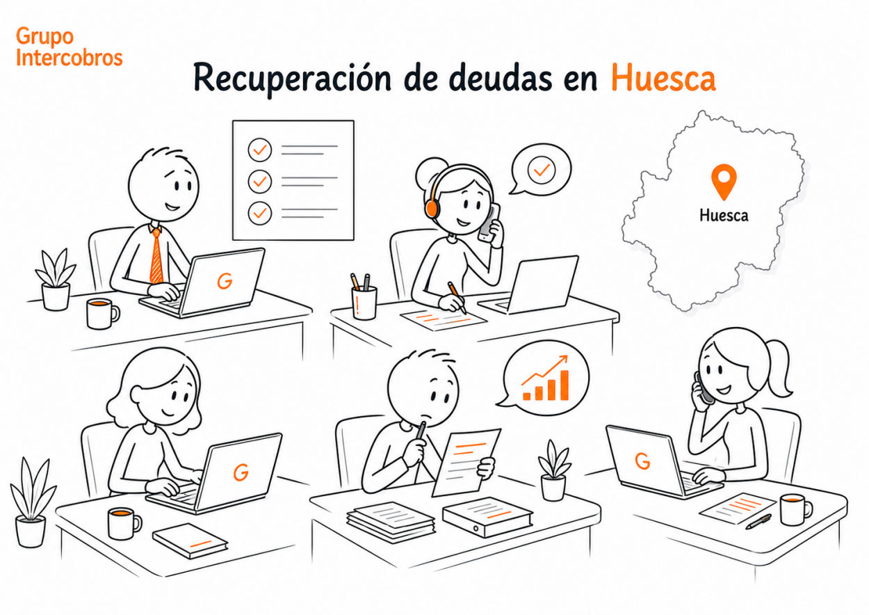 Recuperación de deudas en Huesca: cobro de impagos B2B en agroalimentario y energía