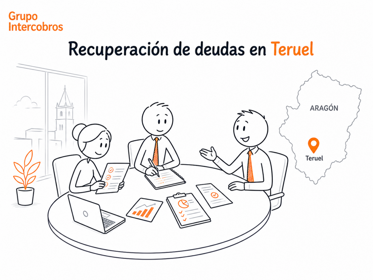 Recuperación de deudas en Teruel: cobro de impagos B2B en agroalimentario y cerámica