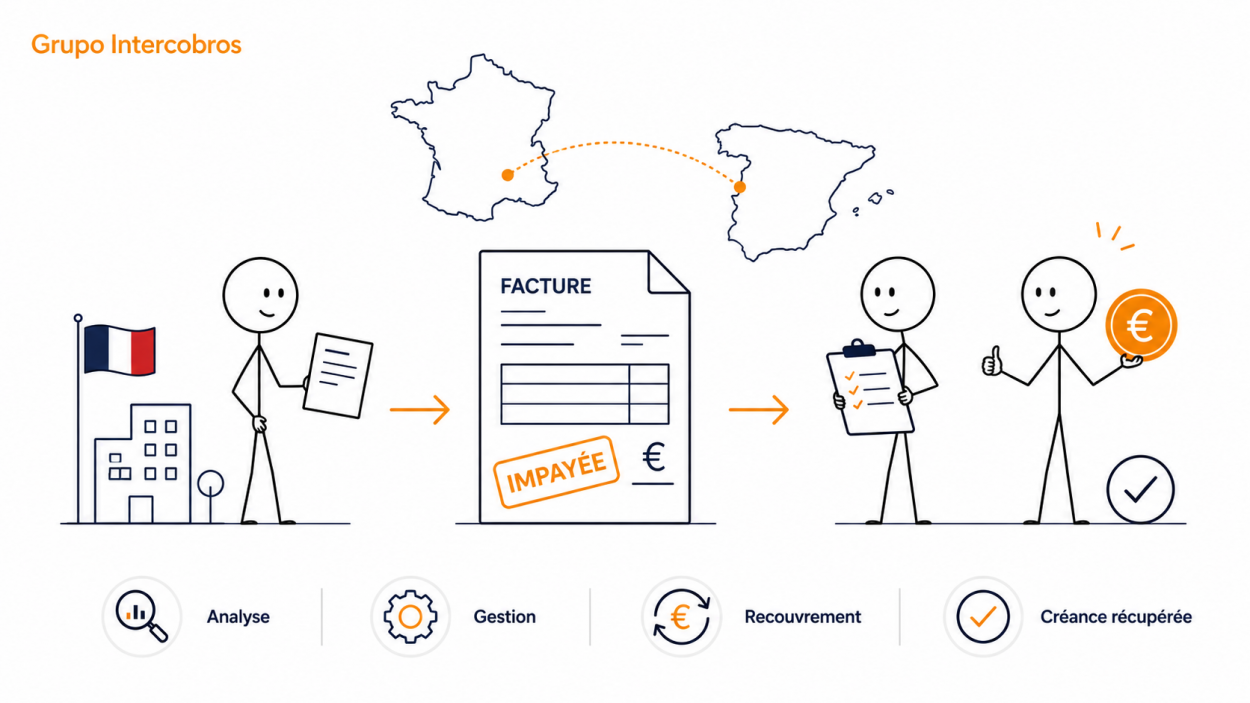 Comparatif du recouvrement de créances entre la France et l'Espagne