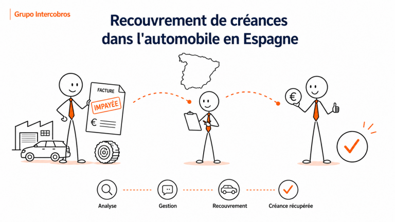 Recouvrement de créances dans l'automobile en Espagne pour équipementiers français