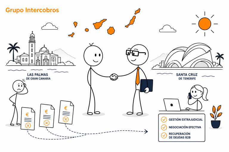 Cobro de morosos y recuperación de deudas B2B en Canarias