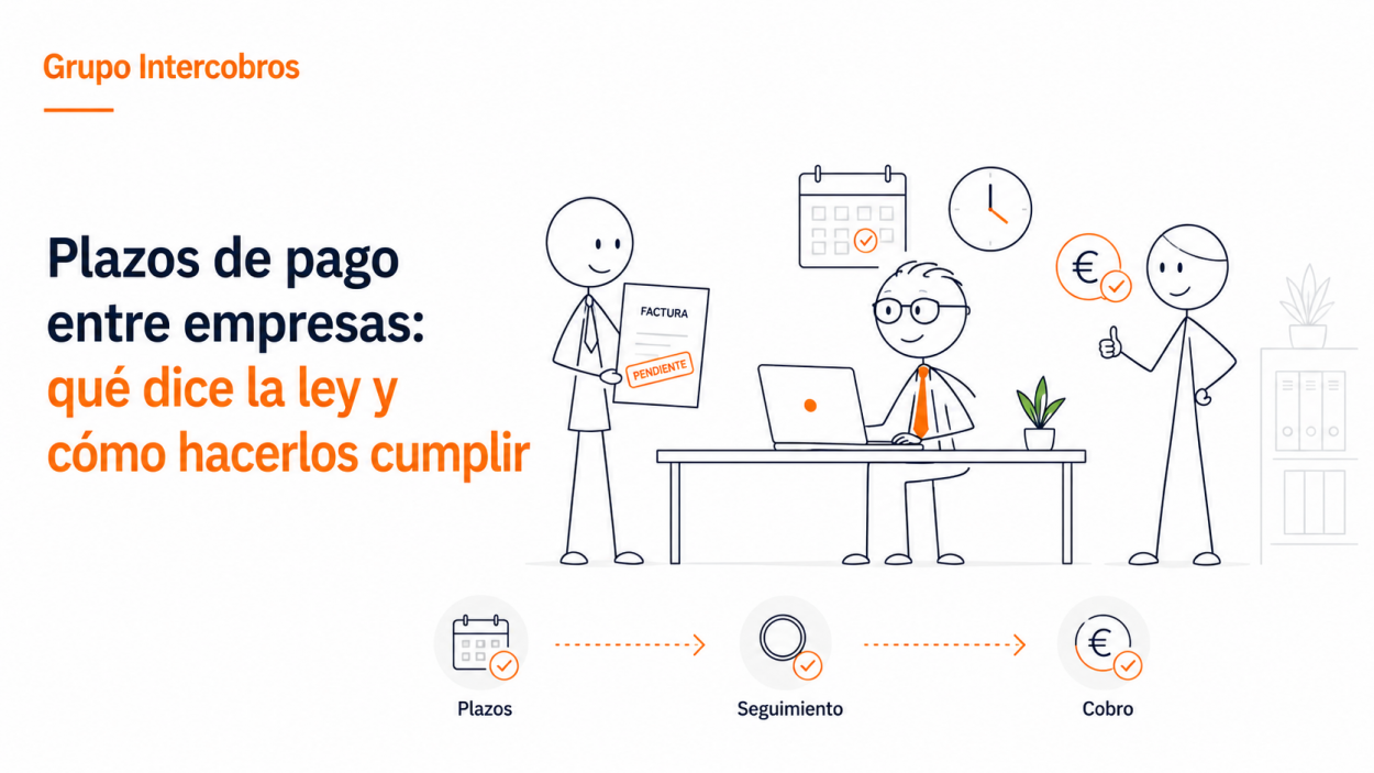 Plazos de pago entre empresas en España: 30 y 60 días naturales según la Ley 3/2004